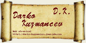 Darko Kuzmančev vizit kartica